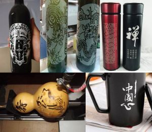 镇江京口区酒瓶葫芦工艺品激光雕刻机